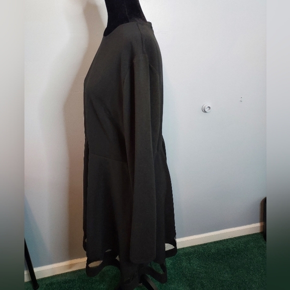 Shein Curve Size 2XL Black Dress Long Sleeve Cocktail Dress - Picture 4 of 6